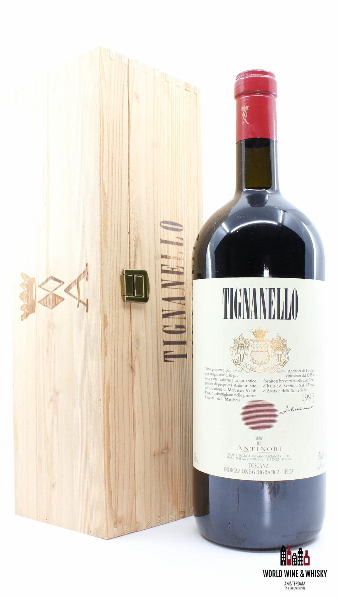 Marchesi Antinori Tignanello 1997 Magnum in OWC (1,5L) - WORLD WINE WHISKY 