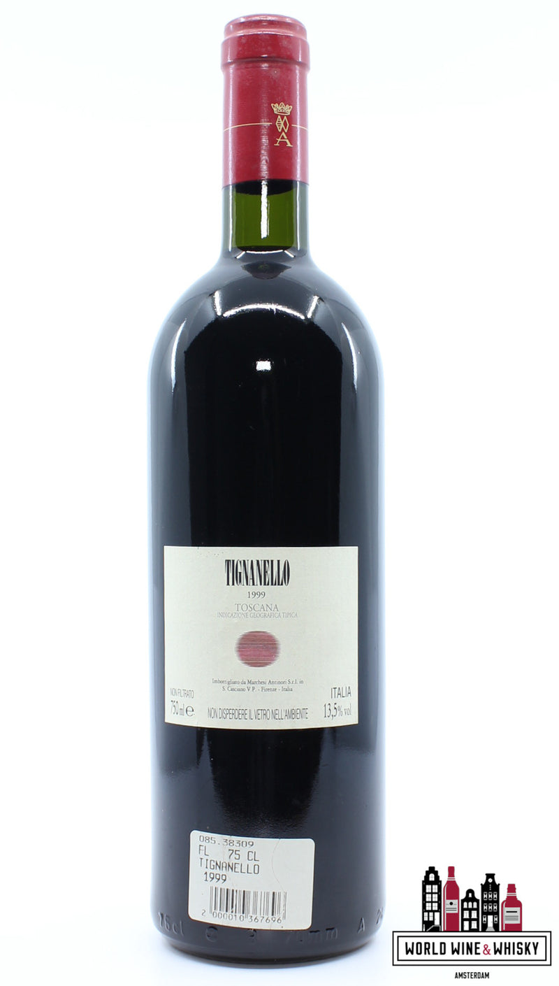 Marchesi Antinori Tignanello 1999 (91 Parker Points) - WORLD WINE WHISKY 