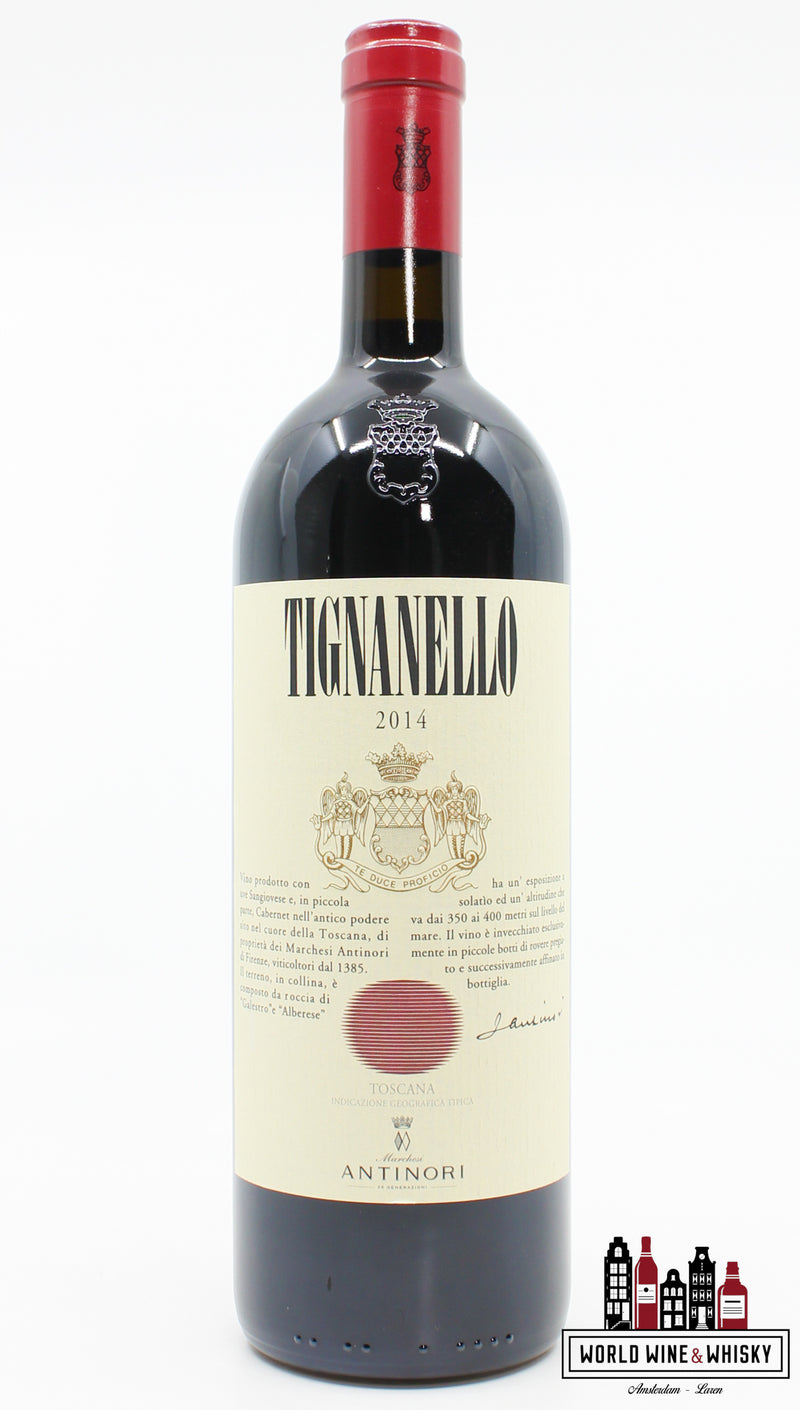 Marchesi Antinori Tignanello 2014 (93 Parker Points) - WORLD WINE WHISKY 