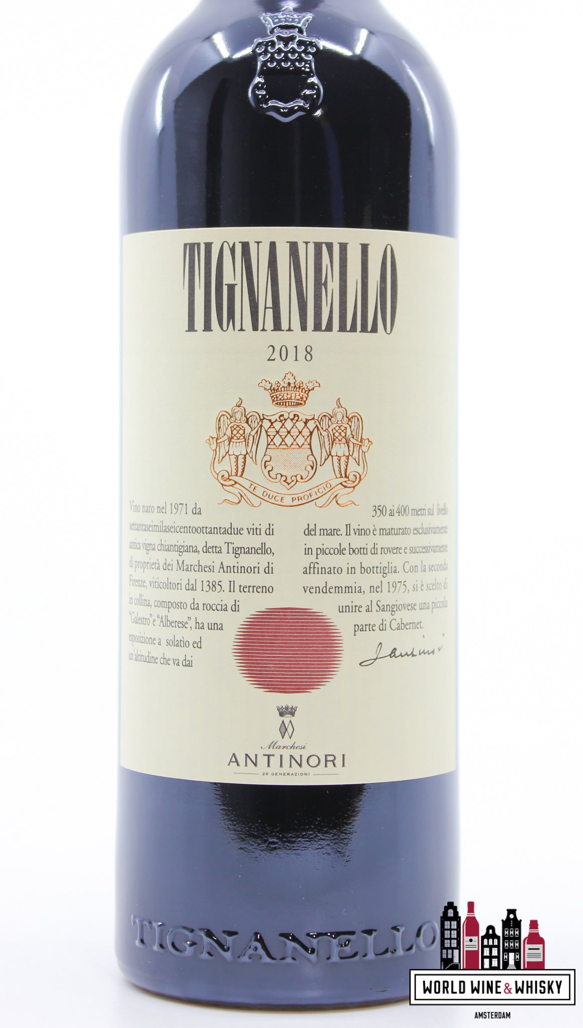 Marchesi Antinori Tignanello 2018 375ml (98 Parker Points) - WORLD WINE WHISKY 