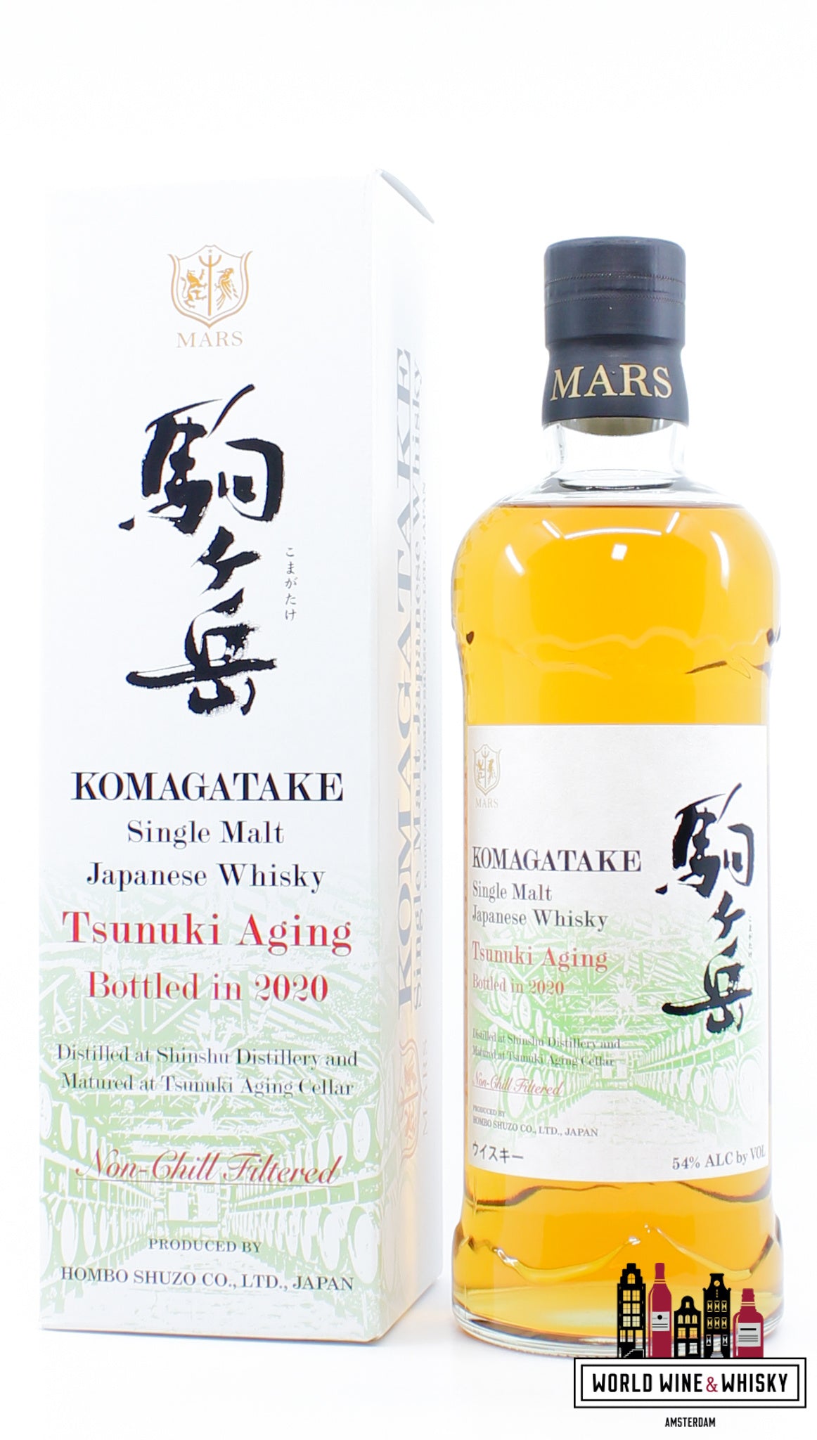 Mars Shinshu 2020 - Komagatake - Tsunuki Aging - Single Malt Japanese Whisky 54% - WORLD WINE WHISKY 