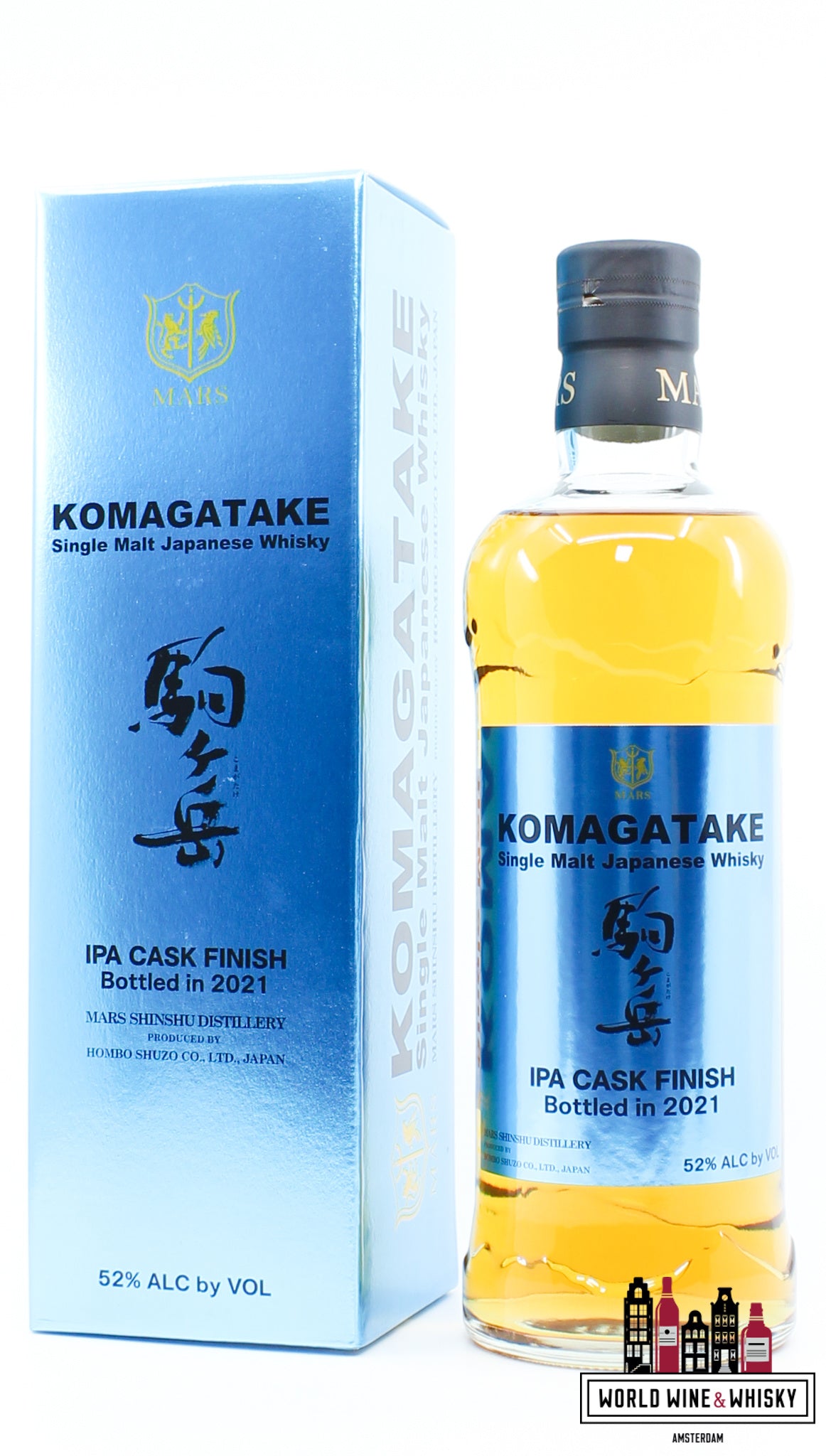 Mars Shinshu 2021 - Komagatake - IPA Cask Finish - Single Malt Japanese Whisky 52% (1 of 3000) - WORLD WINE WHISKY 