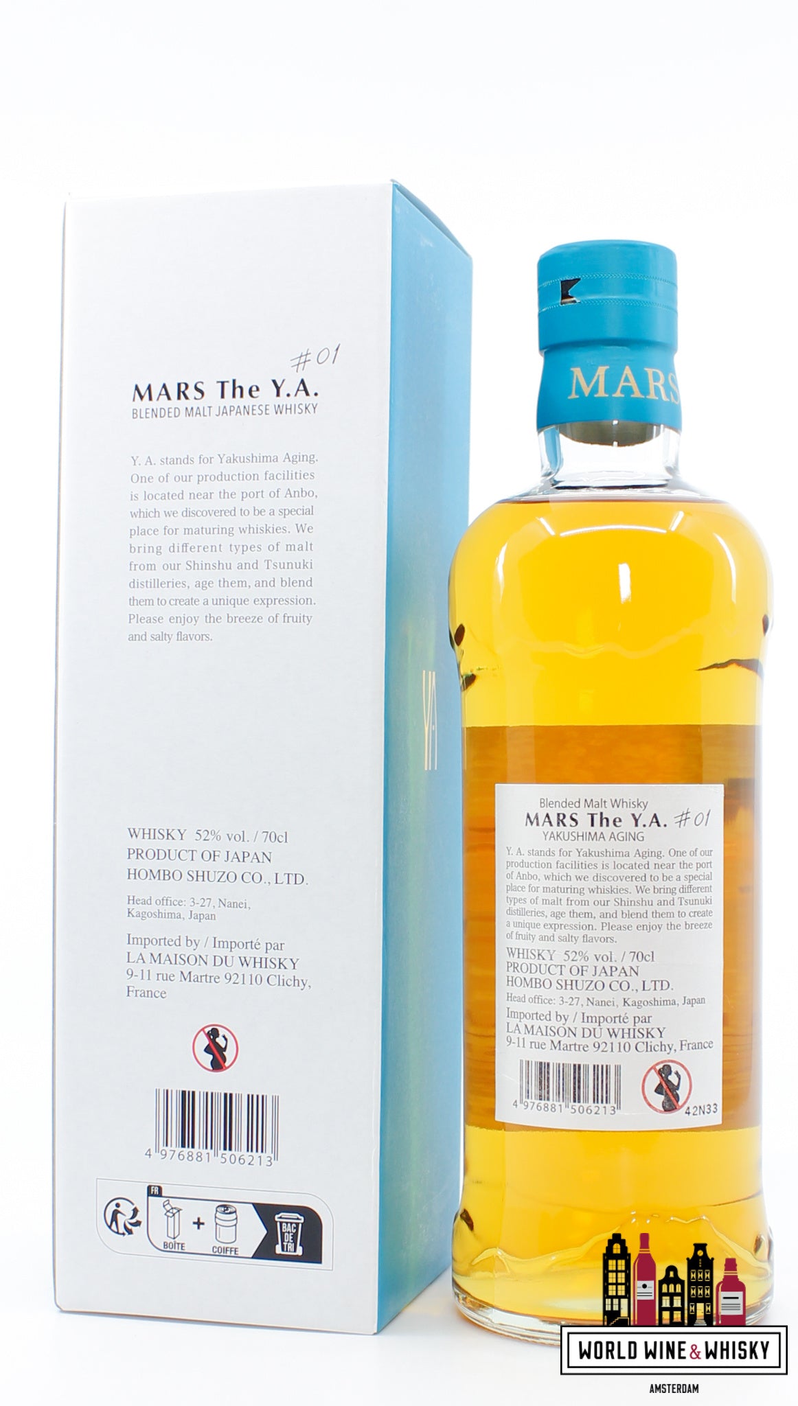 Mars Shinshu 2022 - The Y.A. #01 52% (1 of 12000) - WORLD WINE WHISKY 