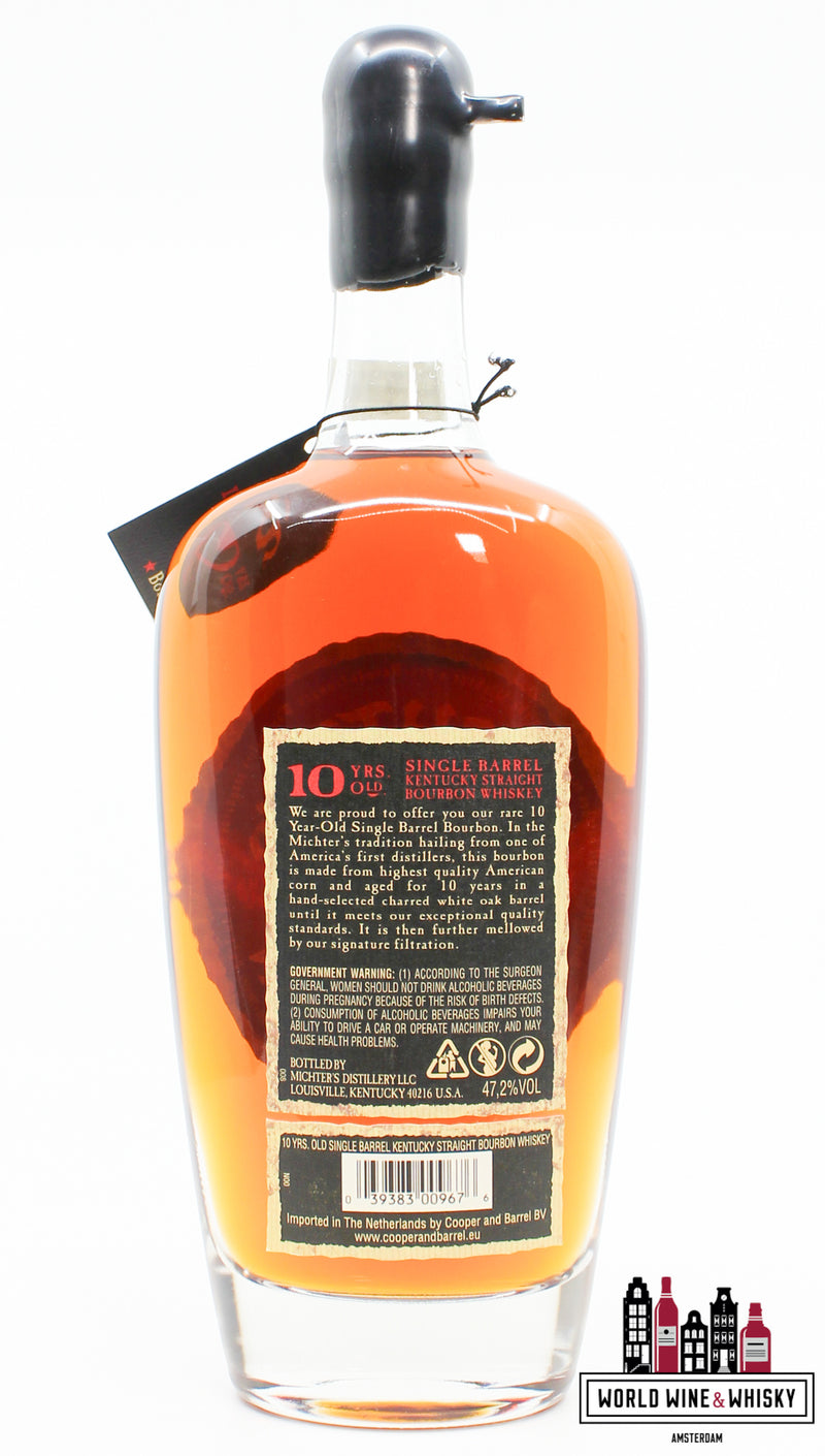 Michter's 10 Years Old 2023 - Single Barrel - Kentucky Straight Bourbon Whiskey - Cask L23F2323 47.2% - WORLD WINE WHISKY 