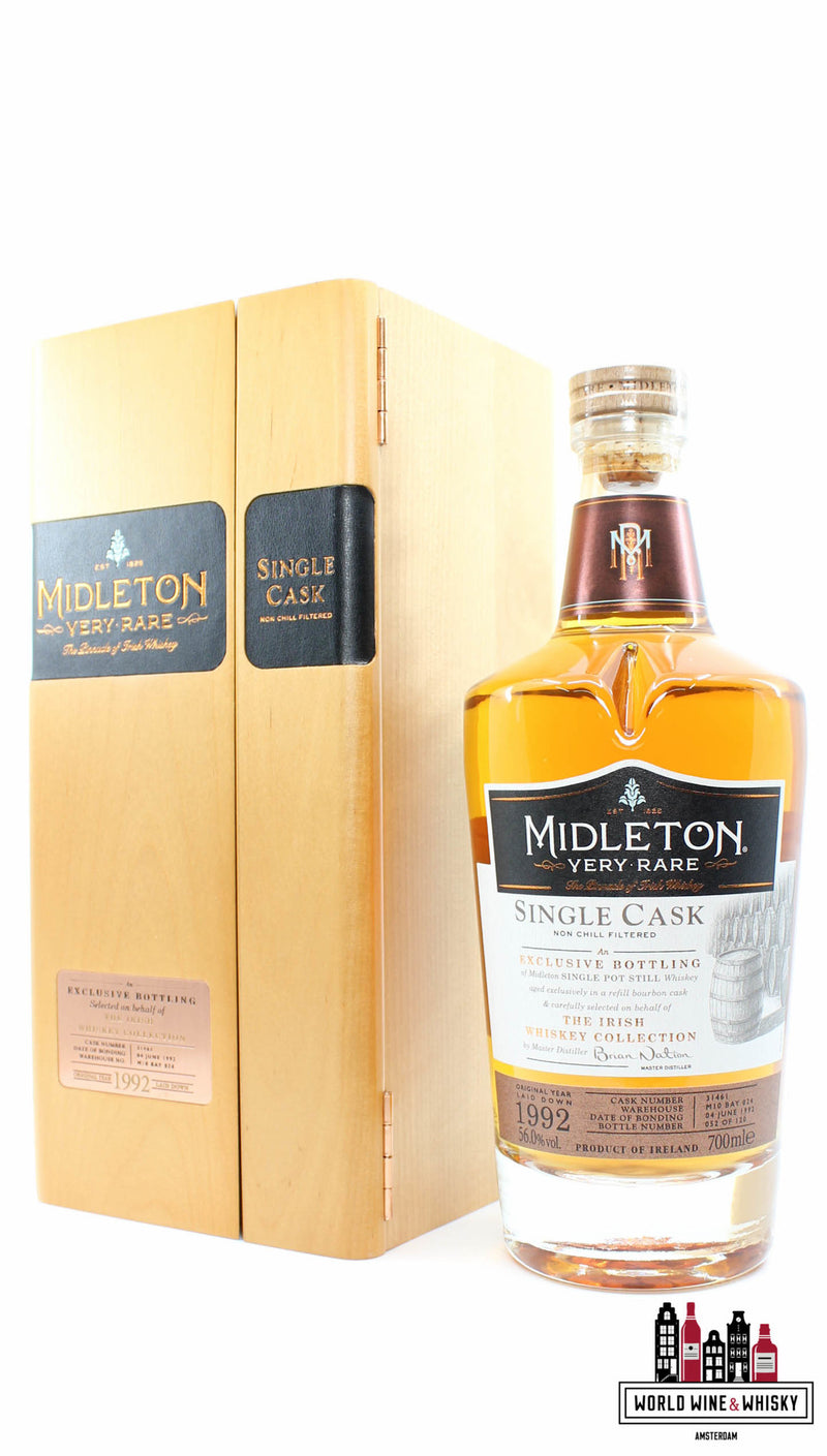 Midleton Single Cask 1992 - Cask 31461 - The Irish Whiskey Collection 56% (1 of 120) - WORLD WINE WHISKY 