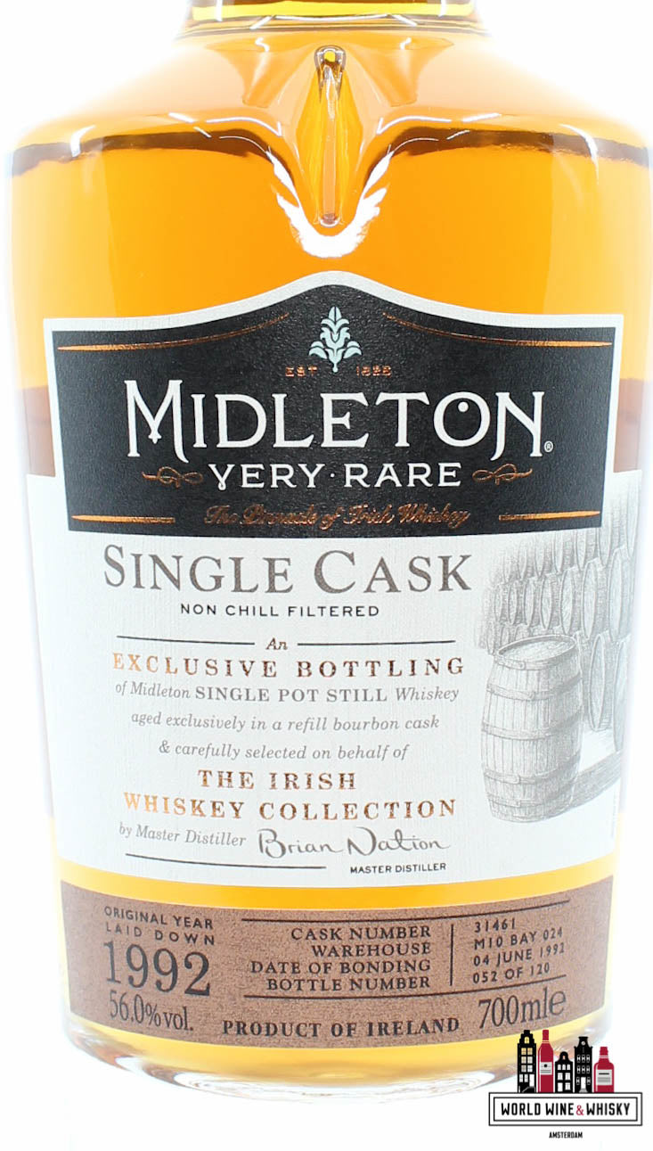Midleton Single Cask 1992 - Cask 31461 - The Irish Whiskey Collection 56% (1 of 120) - WORLD WINE WHISKY 