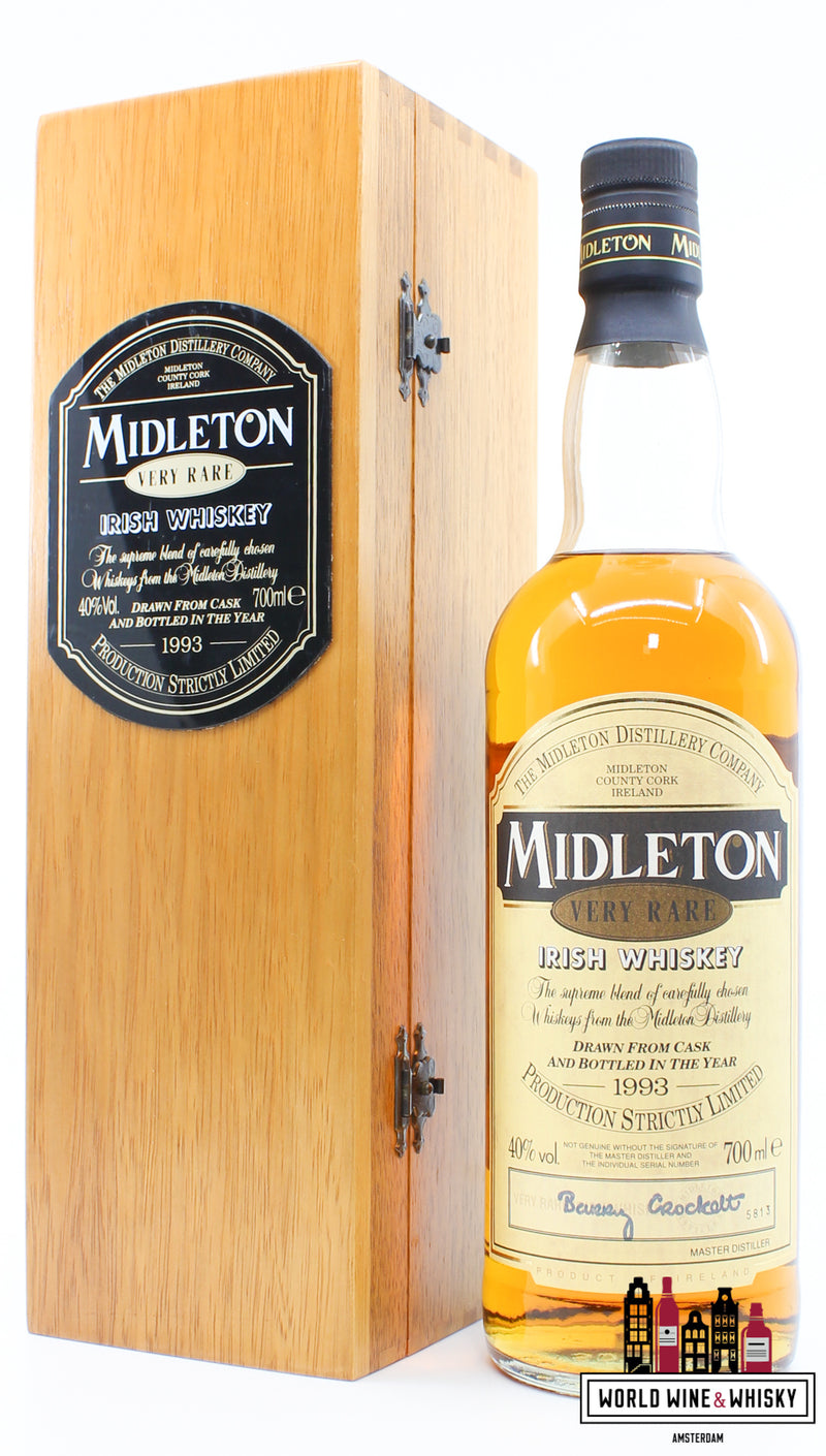 Midleton Very Rare 1993 - Irish Whiskey 40% (in wooden case) - WORLD WINE WHISKY 