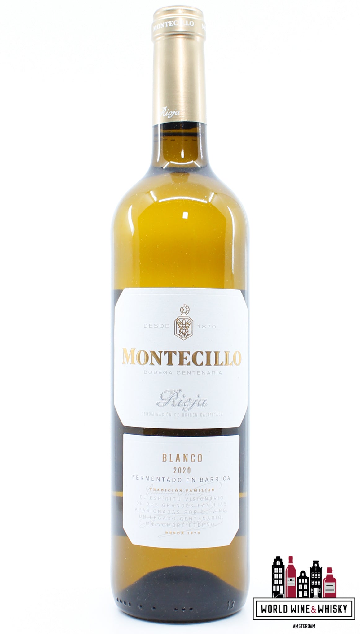 Montecillo Rioja Blanco 2020 - Fermentado en Barrica - WORLD WINE WHISKY 