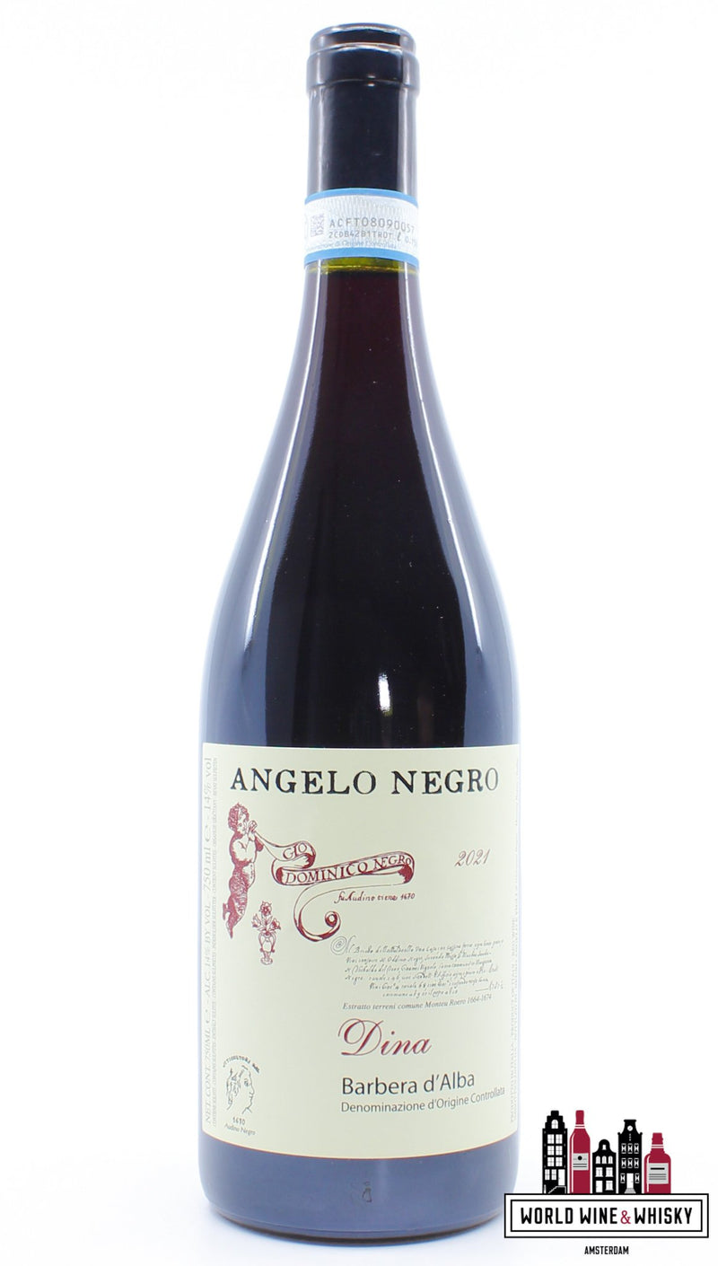 Negro Barbera d’Alba Dina Angelo Negro Barbera d’Alba Dina 2021 - WORLD WINE WHISKY 