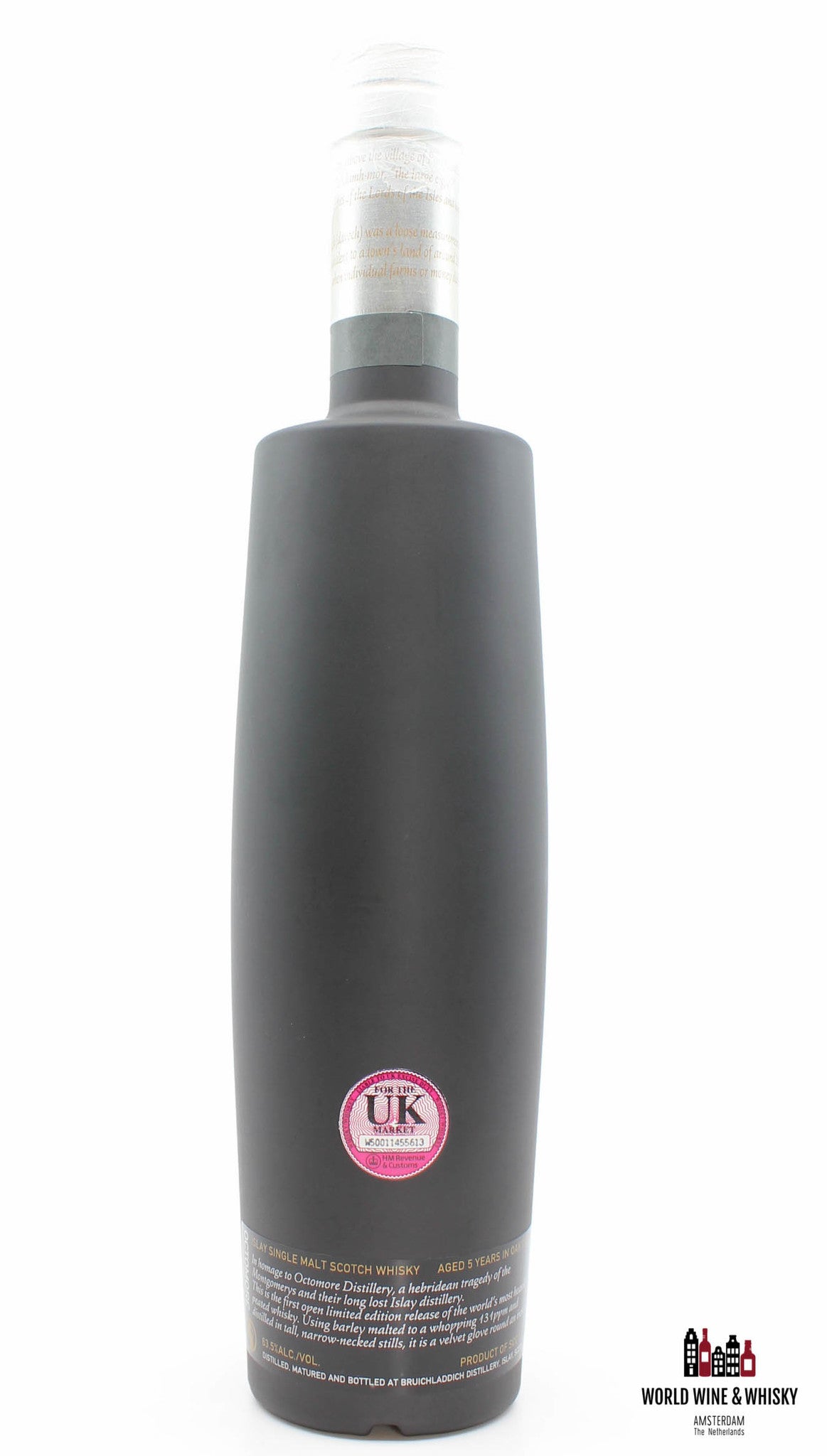Octomore Edition 01.1 Bruichladdich 5 Years Old 2002 2008 Ochdamh-mor PPM: 131 63.5% - WORLD WINE WHISKY 