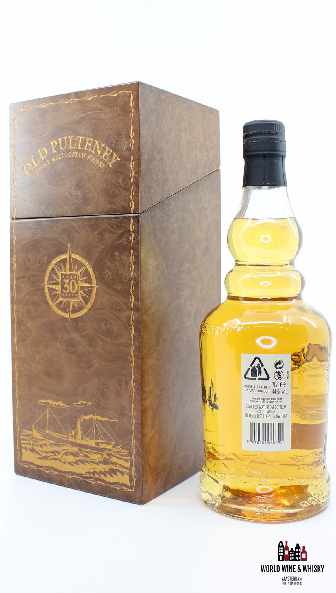 Old Pulteney 30 Years Old 2009 44% (in luxury case) - WORLD WINE WHISKY 