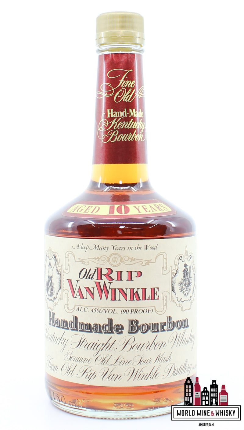 Old Rip Van Winkle 10 Years Old - Handmade Bourbon 45% (90 Proof) 750ml - WORLD WINE WHISKY 