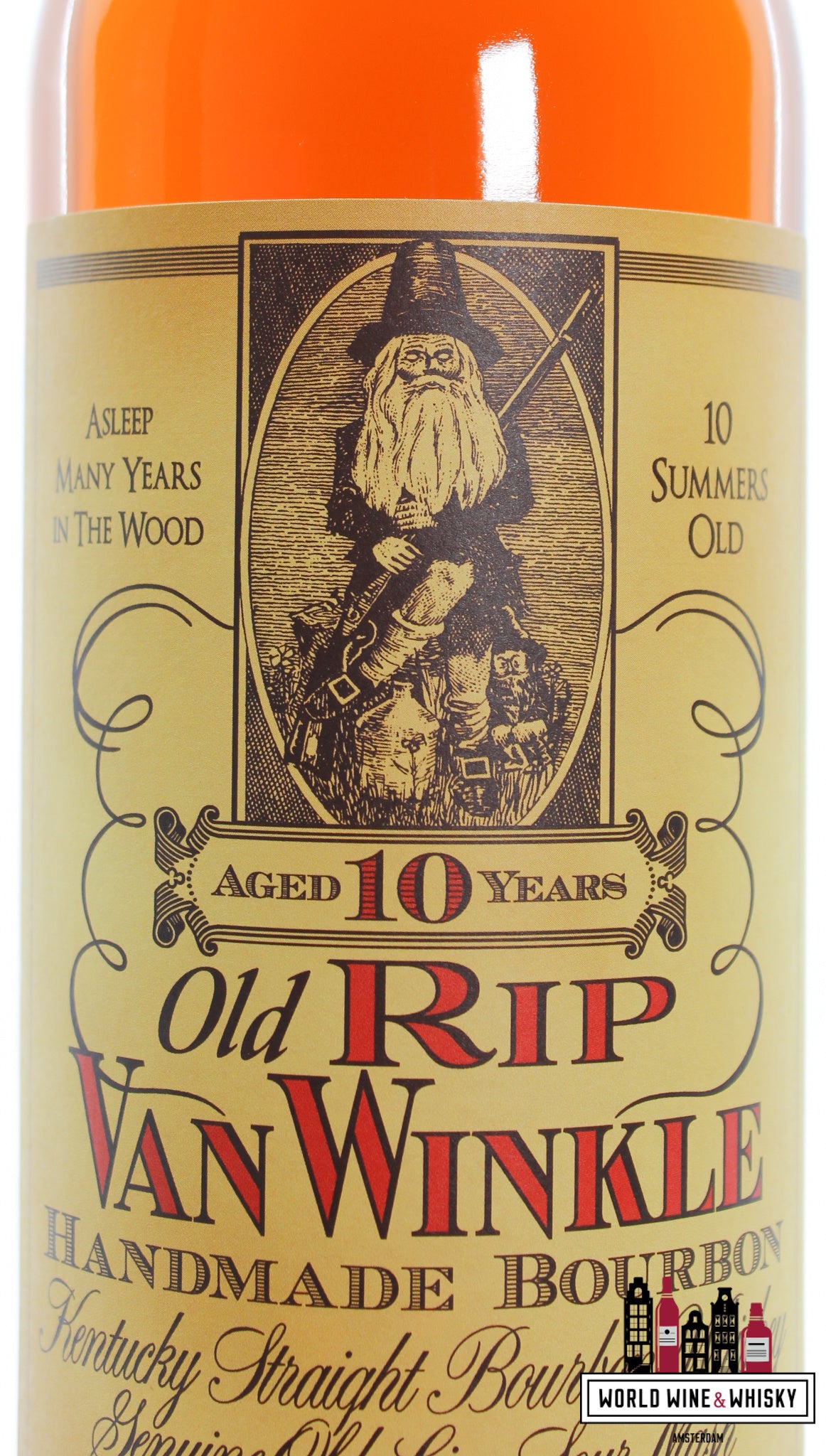Old Rip van Winkle 10 Years Old - Handmade Bourbon 107 Proof 53.5% - WORLD WINE WHISKY 