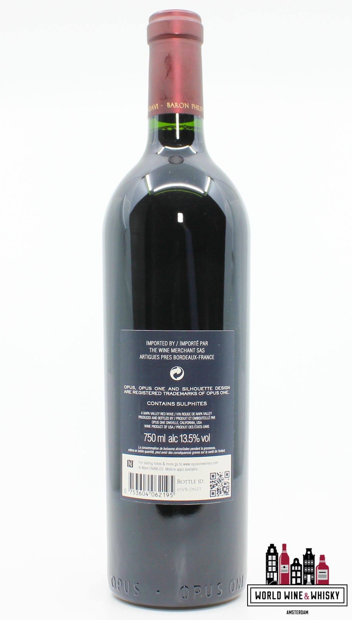 Opus One 2019 - Napa Valley (USA) - Baron Philippe de Rothschild - WORLD WINE WHISKY 