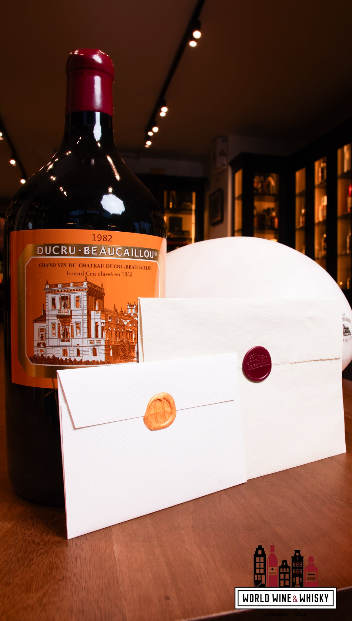 Chateau Ducru-Beaucaillou 1982 - Le "Beau Caillou" Alabaster Stone