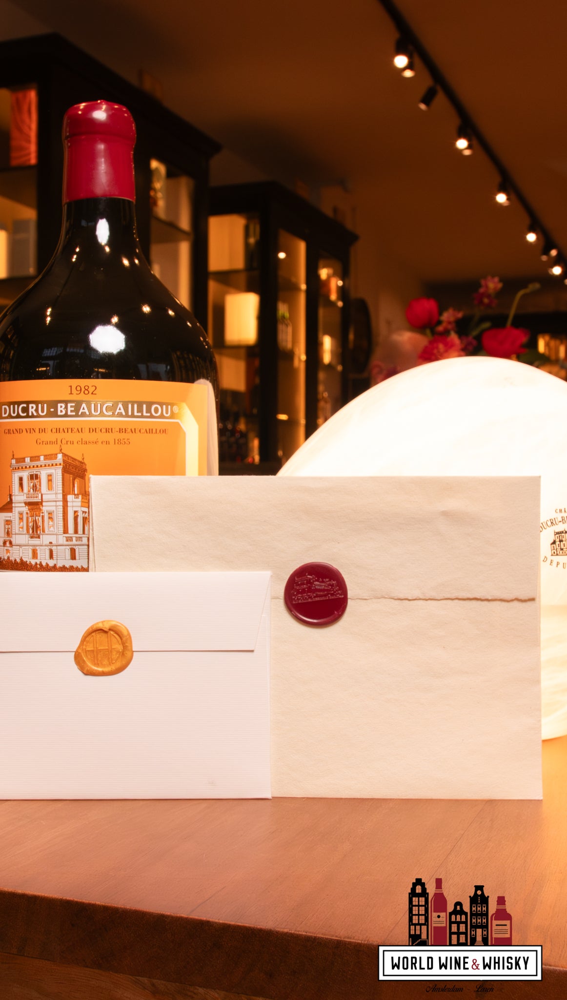 Chateau Ducru-Beaucaillou 1982 - Le "Beau Caillou" Alabaster Stone