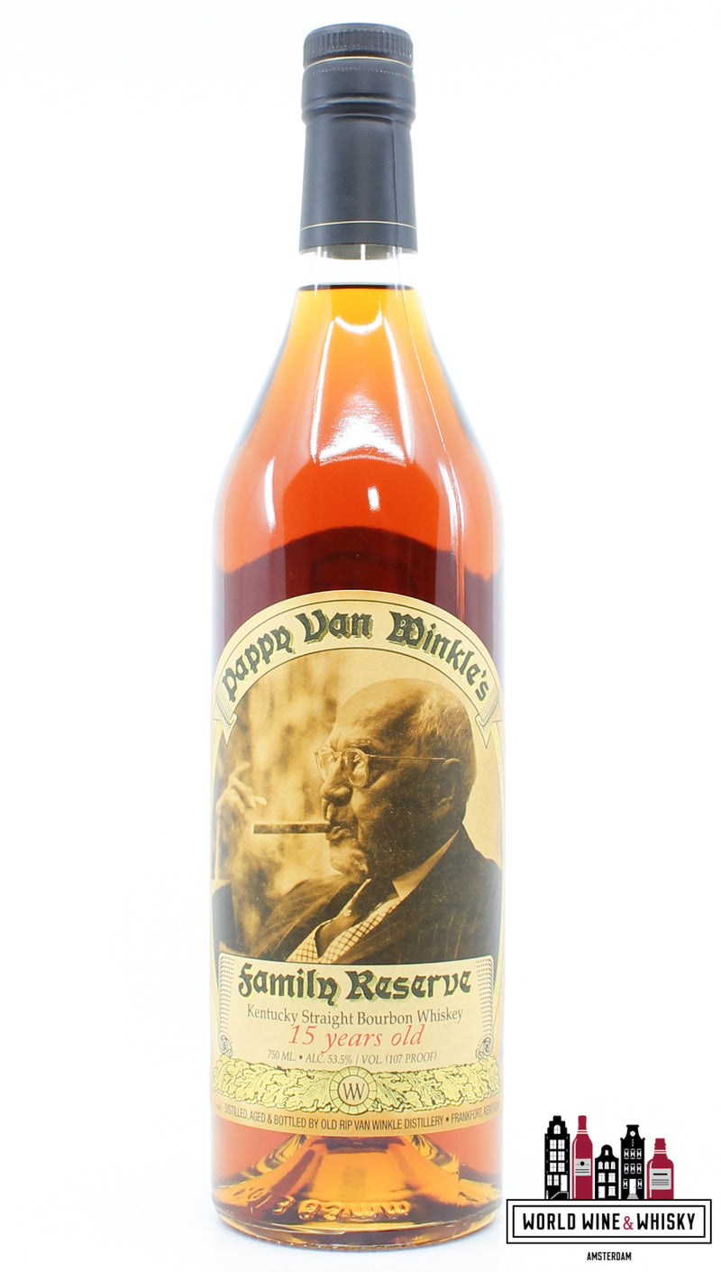 Pappy van Winkle's 15 Years Old - Family Reserve 53.5% 750ml (Old Rip Van Winkle Distillery) - WORLD WINE WHISKY 