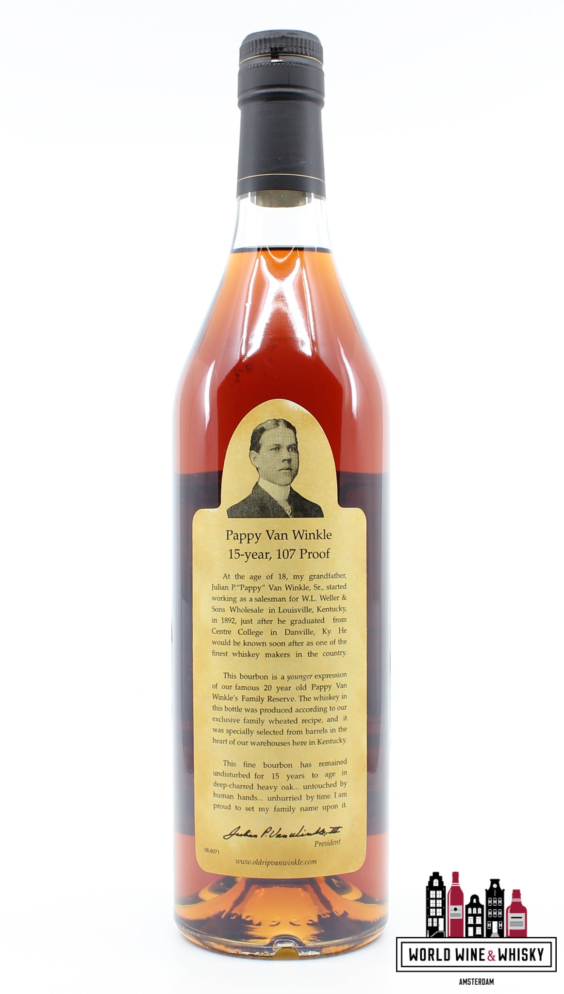 Pappy van Winkle's 15 Years Old Family Reserve 53.5% - WORLD WINE WHISKY 