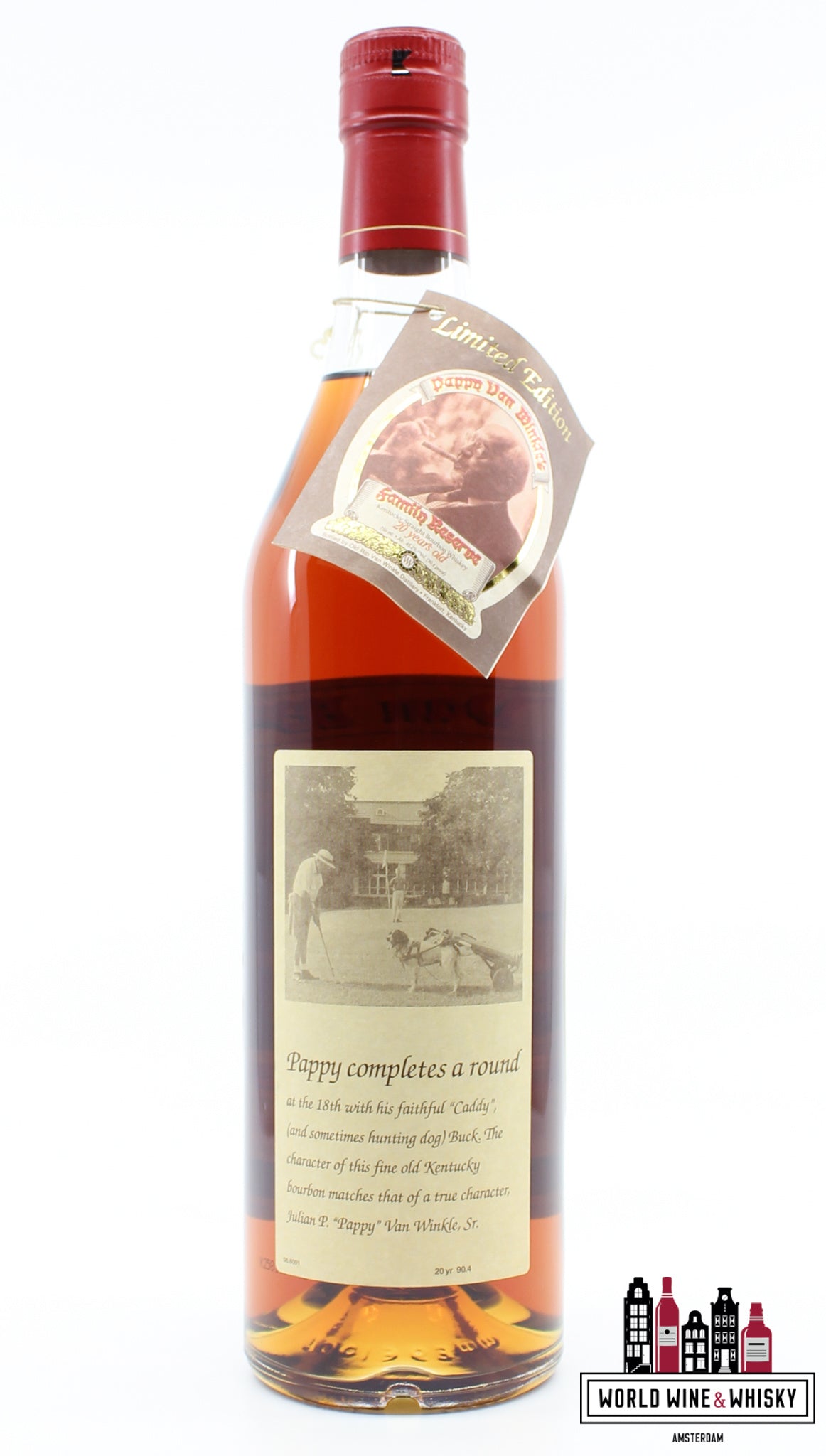 Pappy van Winkle's 20 Years Old - Family Reserve 45.2% 700ml (Old Rip Van Winkle Distillery) - WORLD WINE WHISKY 