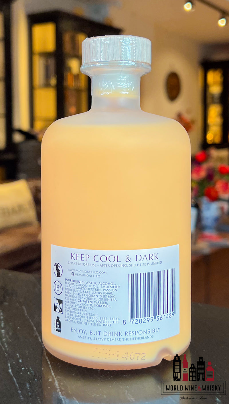 Passimoncello Cremoso - Premium Quality 17% - WORLD WINE WHISKY 