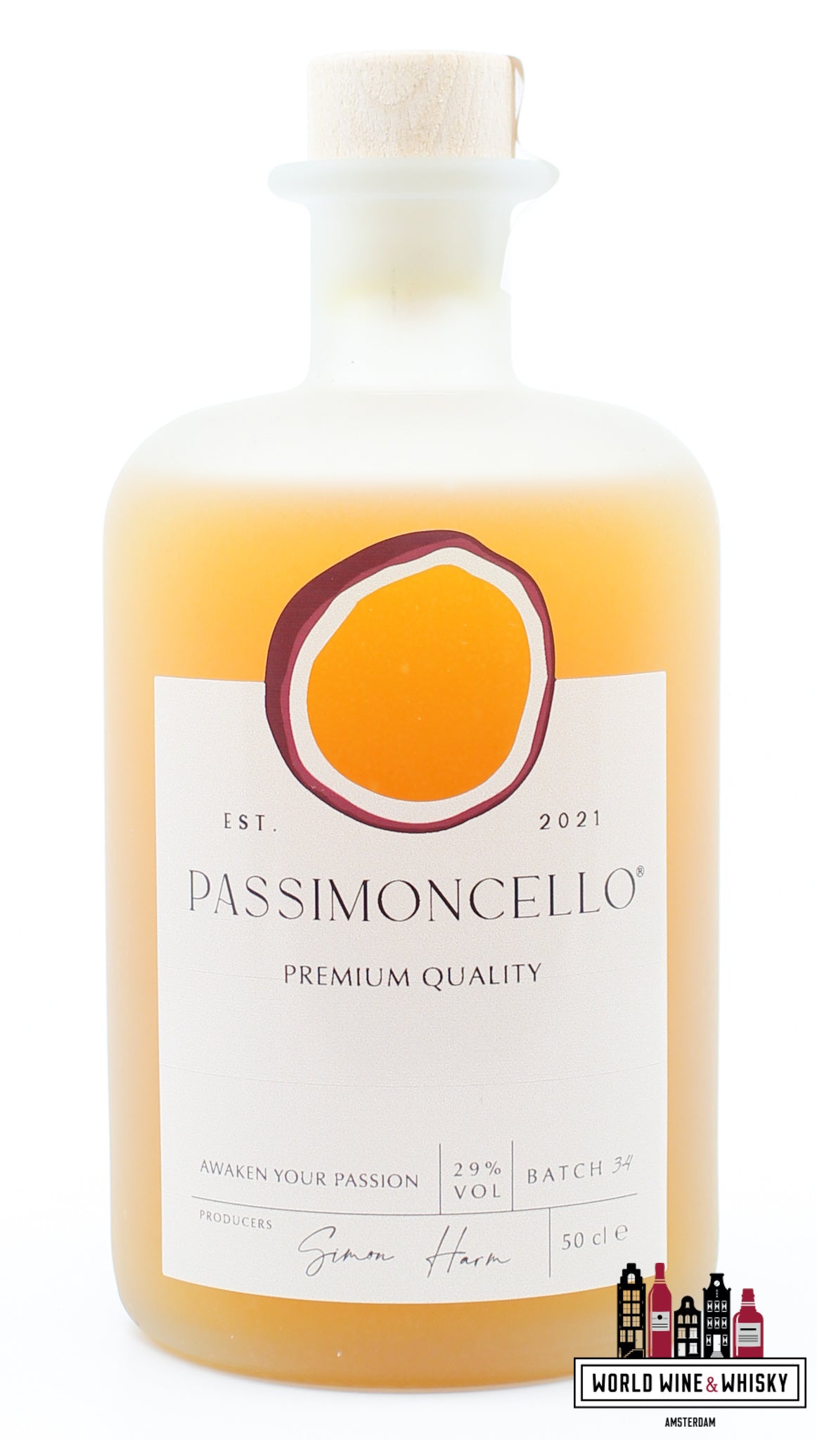 Passimoncello  - Premium Quality 29% (Limoncello) - WORLD WINE WHISKY 