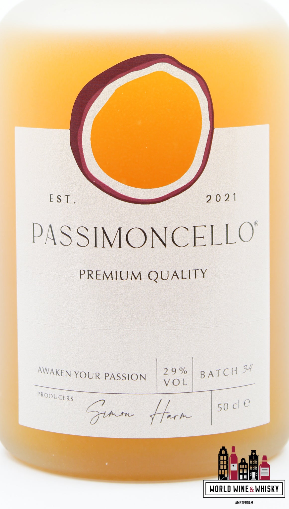 Passimoncello  - Premium Quality 29% (Limoncello) - WORLD WINE WHISKY 
