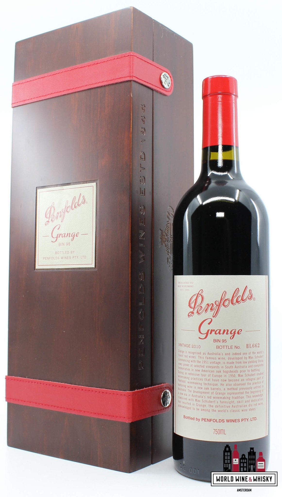Penfolds Grange Bin 95 2010 (in luxury case) - WORLD WINE WHISKY 
