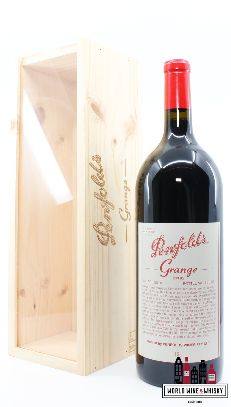 Penfolds Grange Bin 95 2012 Magnum - 1,5 Liter (In OWC) - WORLD WINE WHISKY 