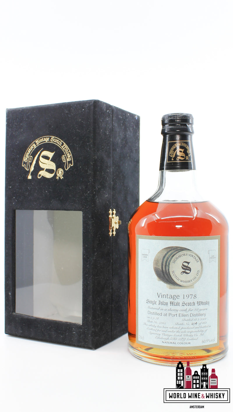 Port Ellen 23 Years Old 1978 2002 - Cask 5265 - Vintage Collection - Signatory Vintage 60.9% (1 of 464) - WORLD WINE WHISKY 