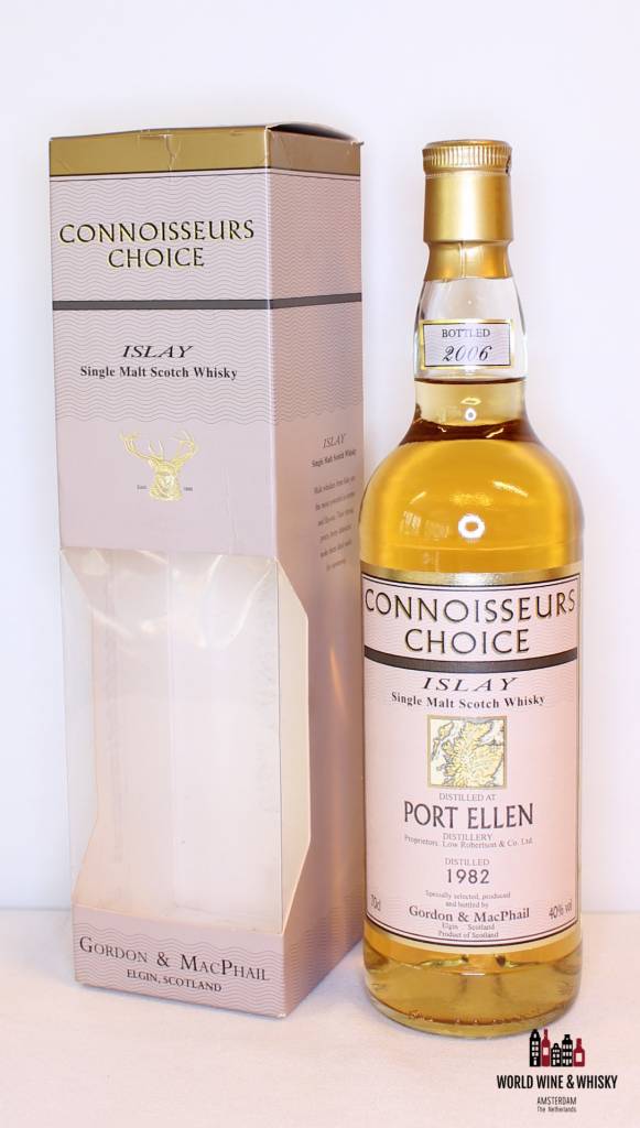 Port Ellen 24 Years Old 1982 2006 Gordon & MacPhail – Connoisseurs Choice 40% - WORLD WINE WHISKY 