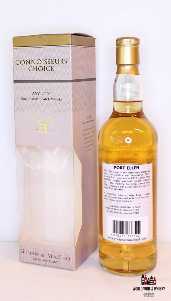 Port Ellen 24 Years Old 1982 2006 Gordon & MacPhail – Connoisseurs Choice 40% - WORLD WINE WHISKY 