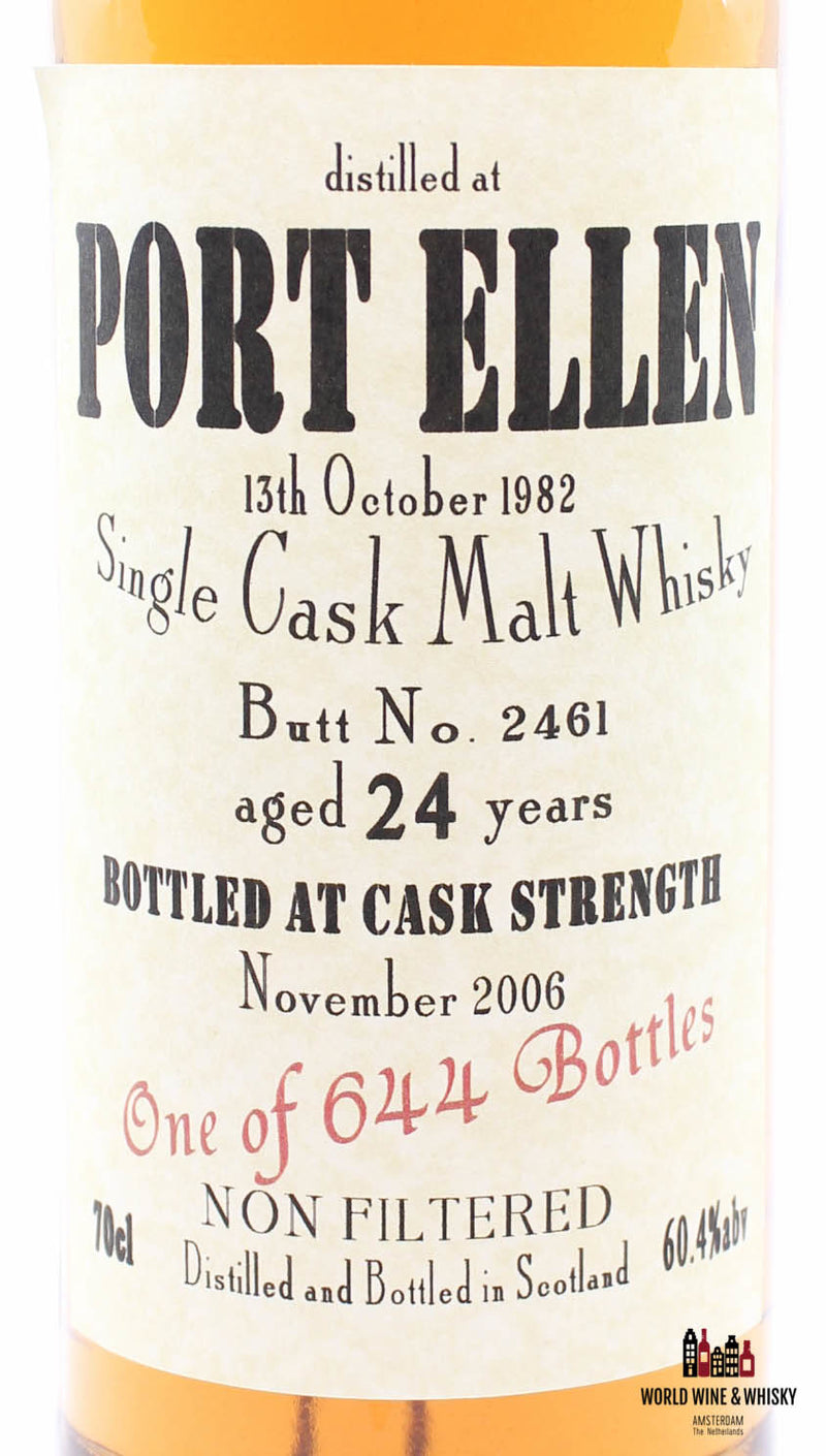 Port Ellen 24 Years Old 1982 2006 cask 2461 Bladnoch Forum - Closed Distillery 60.4% (1 of 644) - WORLD WINE WHISKY 