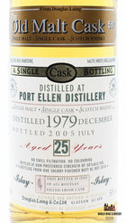 Port Ellen 25 Years Old Douglas Laing 1979 2005 Old Malt Cask 50% - WORLD WINE WHISKY 
