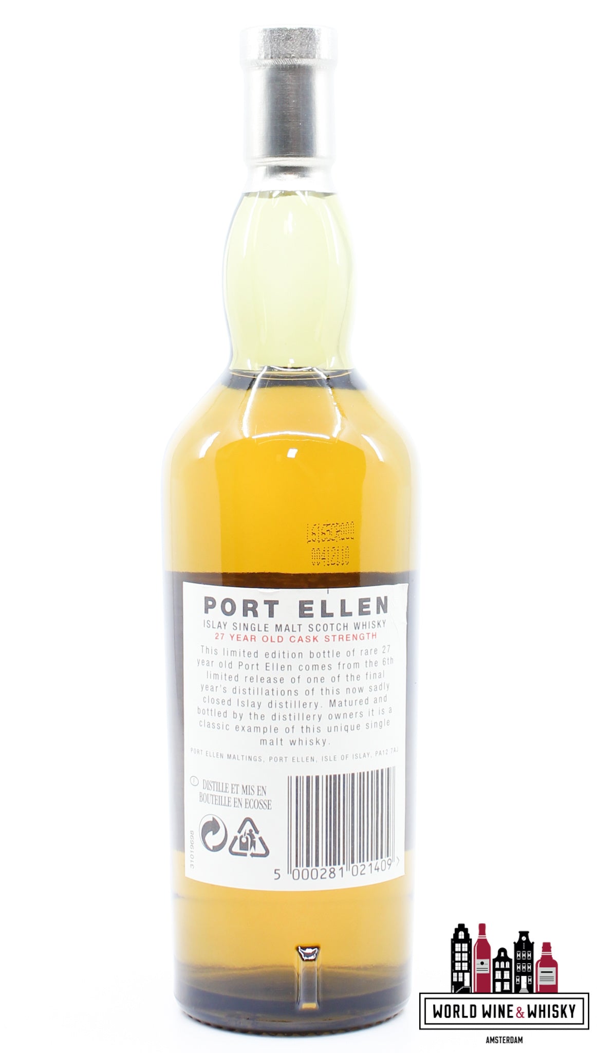 Port Ellen 27 Years Old 1978 2006 - 6th Release 54.3% 200ml (Closed Distillery) - WORLD WINE WHISKY 