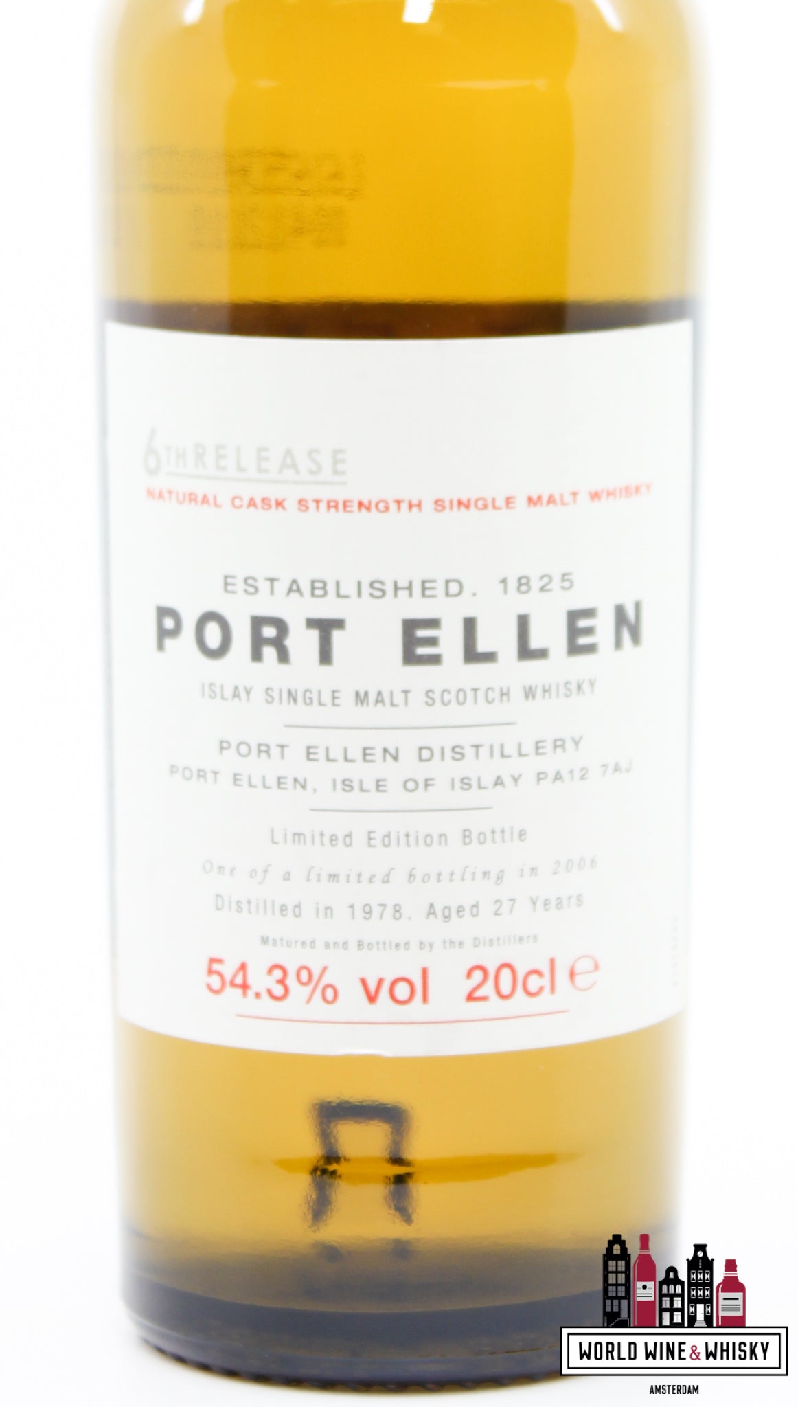 Port Ellen 27 Years Old 1978 2006 - 6th Release 54.3% 200ml
