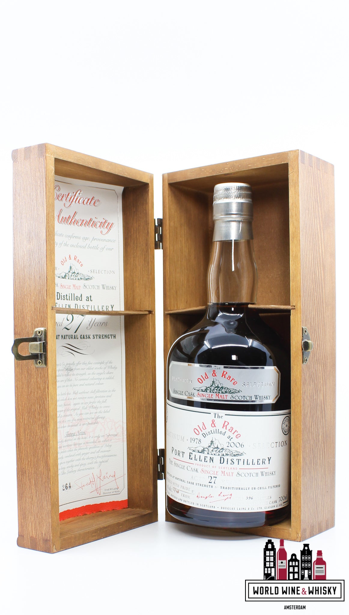 Port Ellen 27 Years Old 1978 2006 Douglas Laing - Old & Rare - The Platinum Selection 54.8% (1 of 396) - WORLD WINE WHISKY 