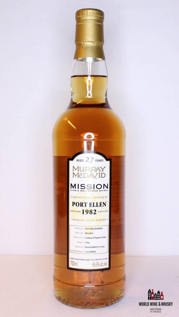 Port Ellen 27 Years Old 1982 2009  Mission Gold Series -  Murray McDavid 48.6% - WORLD WINE WHISKY 