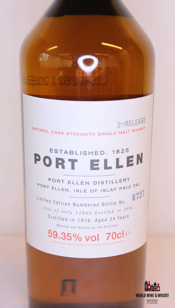 Port Ellen 2nd Release 24 Years Old 1978 2002 59.35% - WORLD WINE WHISKY 