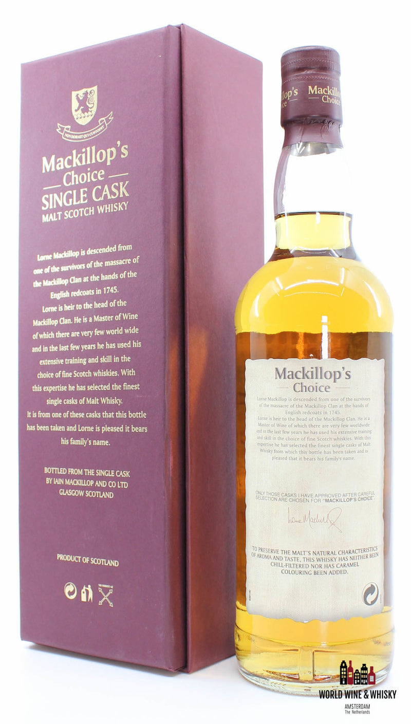 Port Ellen 30 Years Old 1979 2010 - Single Cask -  Mackillop's Choice - Cask 5585 51.9% - WORLD WINE WHISKY 