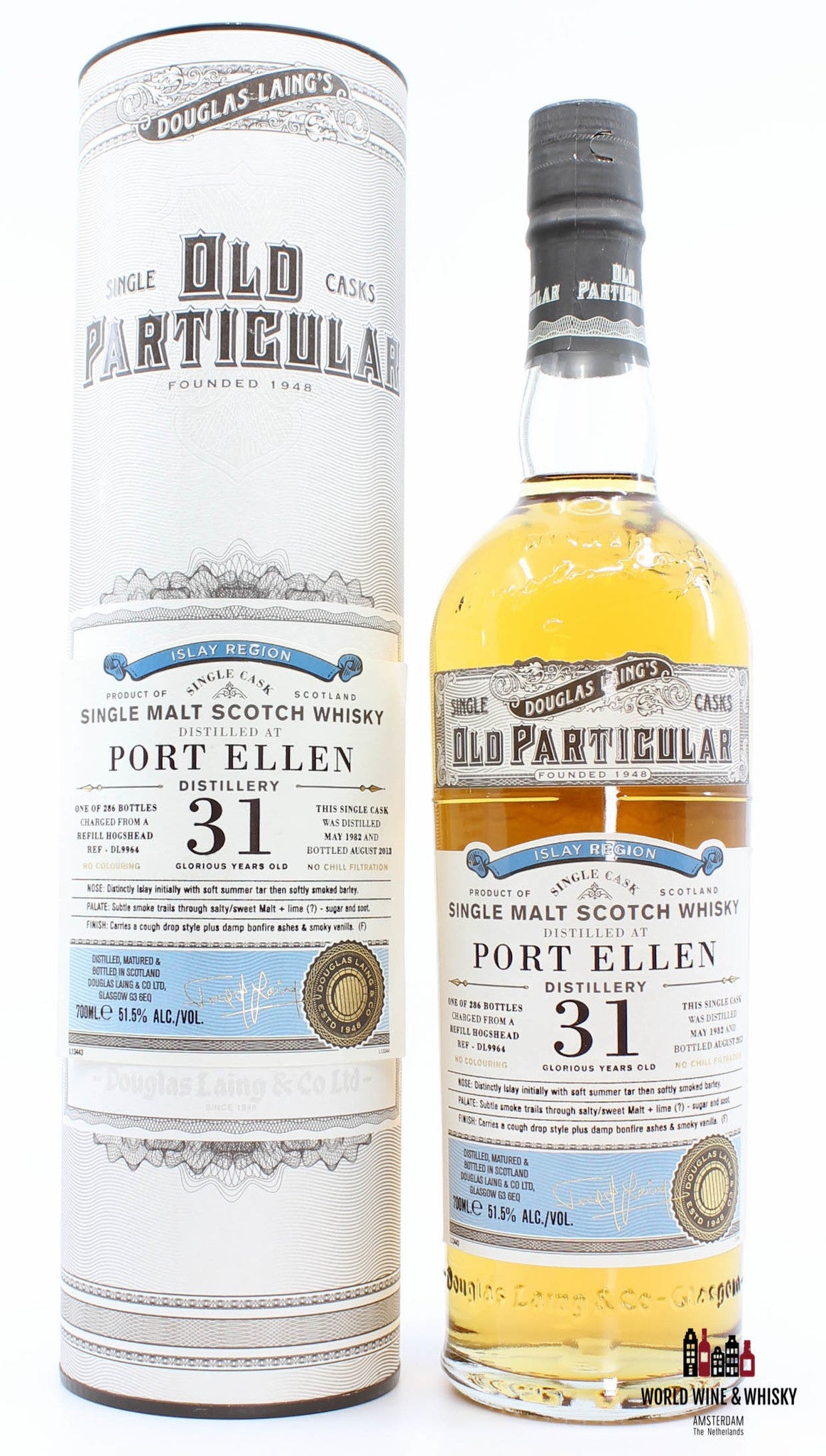 Port Ellen 31 Years Old 1982 2013 DL9964 Douglas Laing 51.5% - WORLD WINE WHISKY 