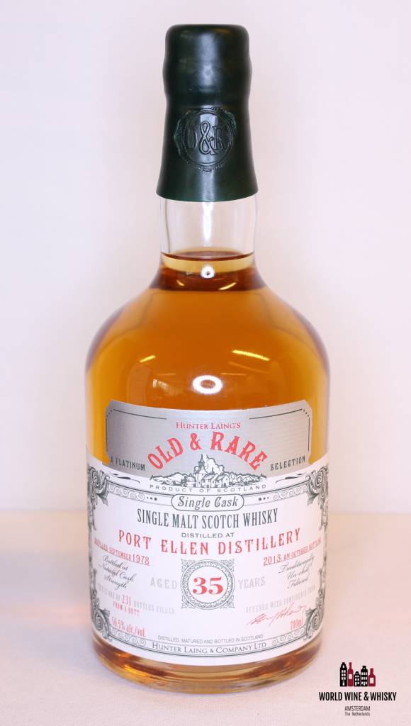 Port Ellen 35 Years Old 1978 2013 Hunter Laing - Old & Rare - A Platinum Selection 56.5% - WORLD WINE WHISKY 