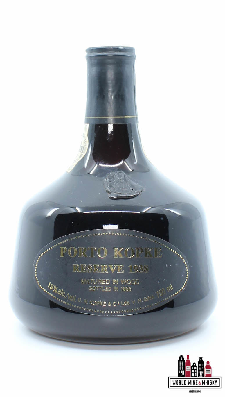 Porto Kopke - Reserve 1938 (Bottled in 1988) 19% - WORLD WINE WHISKY 