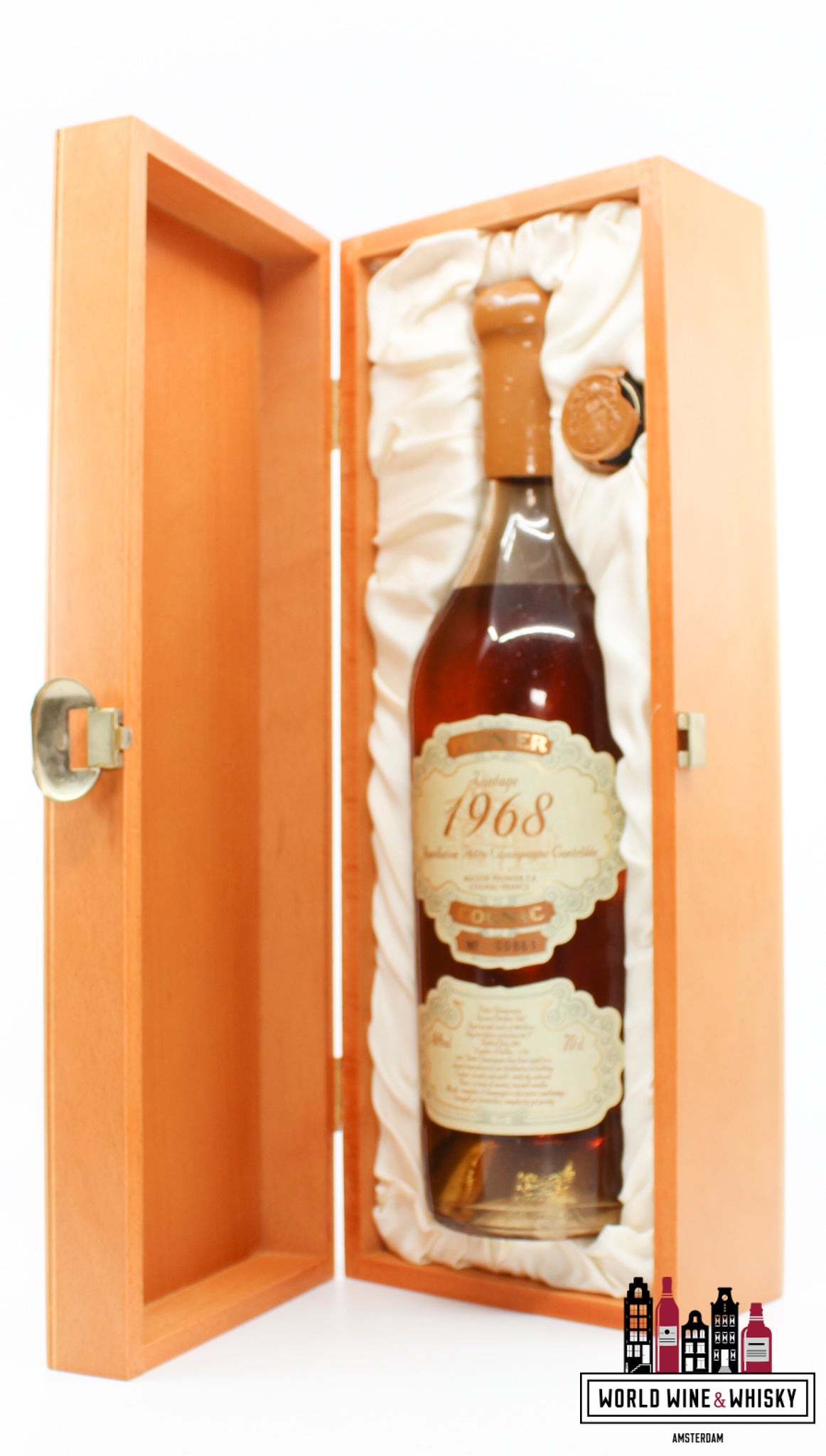 Prunier 34 Year Old 1968 Vintage 2003 - Appellation Petite Champagne Contrôlée 46% (1 of 1150) - WORLD WINE WHISKY 