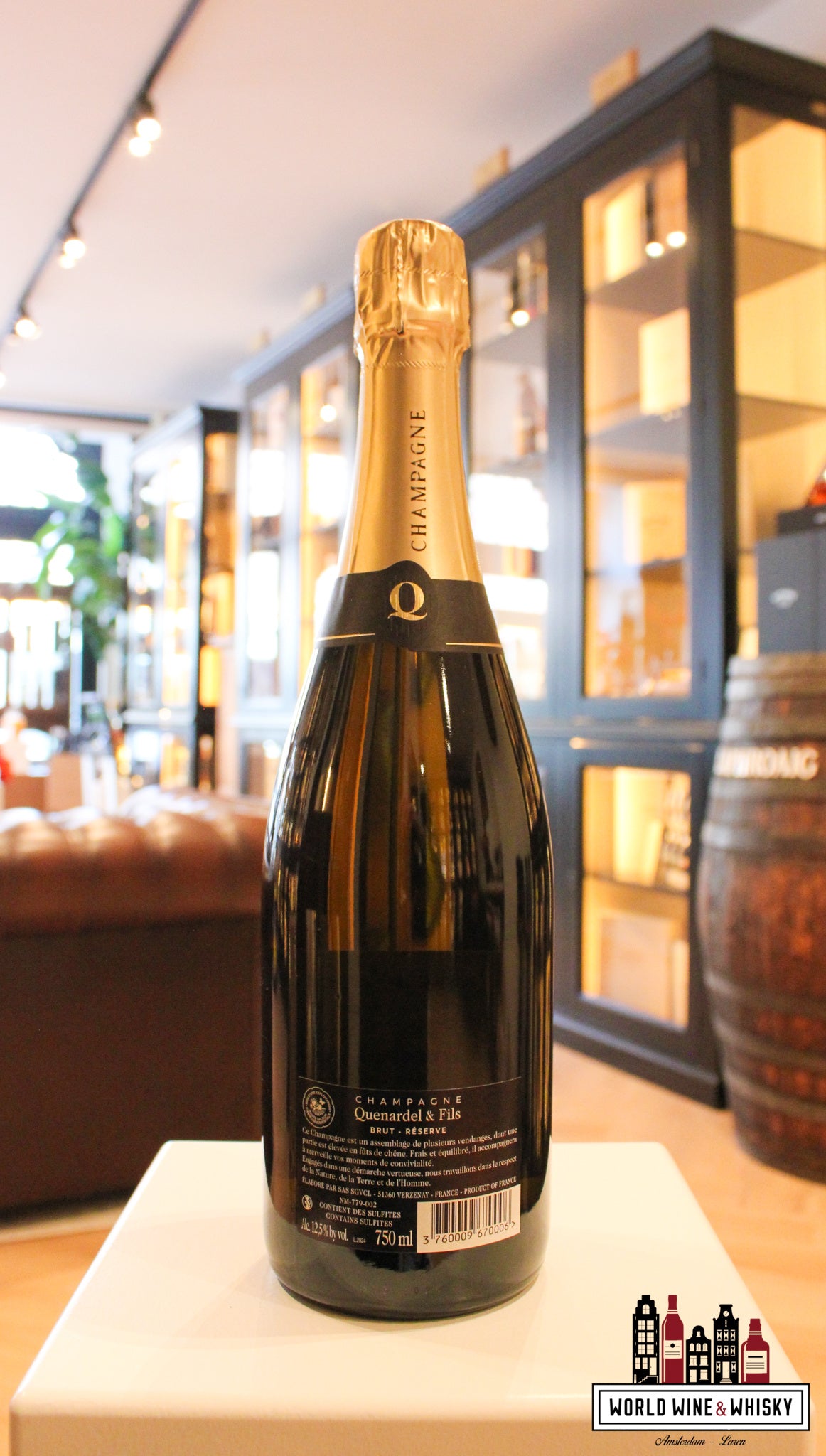 Quenardel & Fils Reserve Brut - Champagne - WORLD WINE WHISKY 