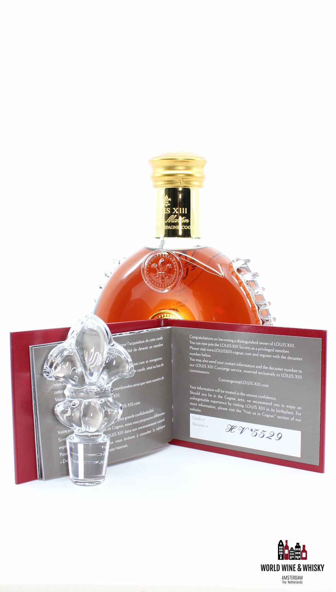 Rémy Martin Louis XIII - Grande Champagne Cognac 40% (in luxury case) - WORLD WINE WHISKY 