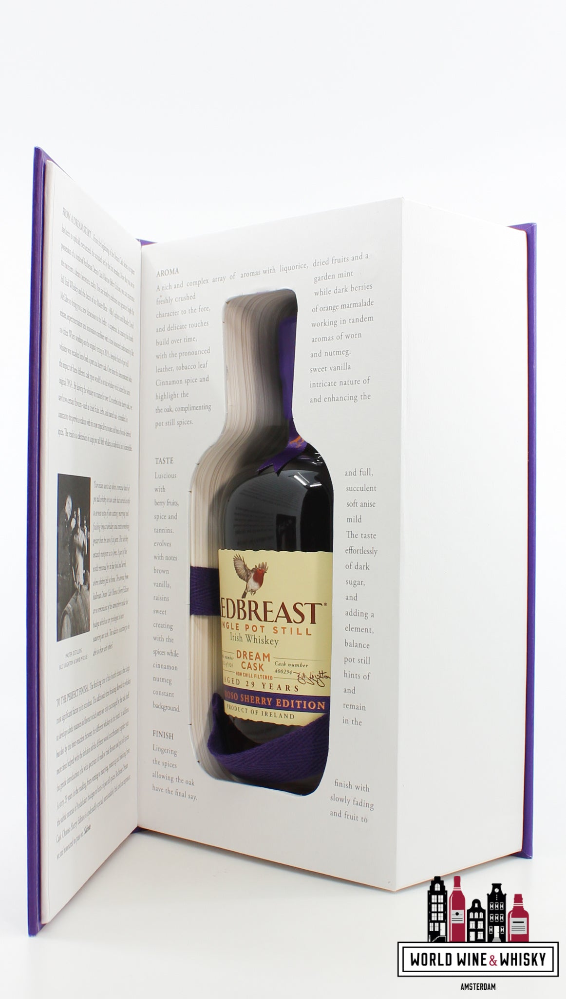 Redbreast 29 Years Old 2021 - Dream Cask - Oloroso sherry Edition IV - Cask 400294 51.2% (1 of 924) - WORLD WINE WHISKY 