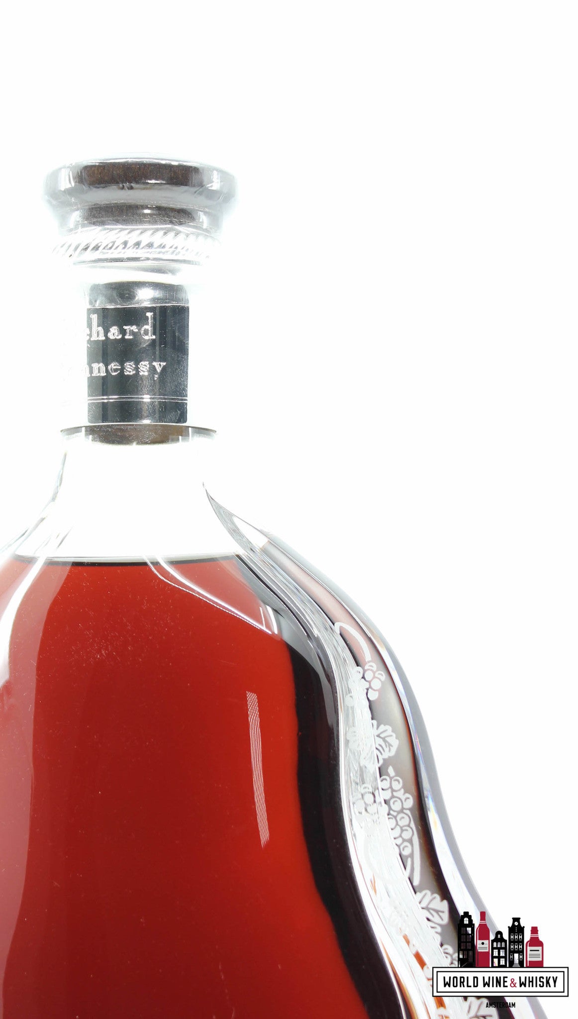 Richard Hennessy Cognac - incl. Crystal bottle stopper 40% - WORLD WINE WHISKY 