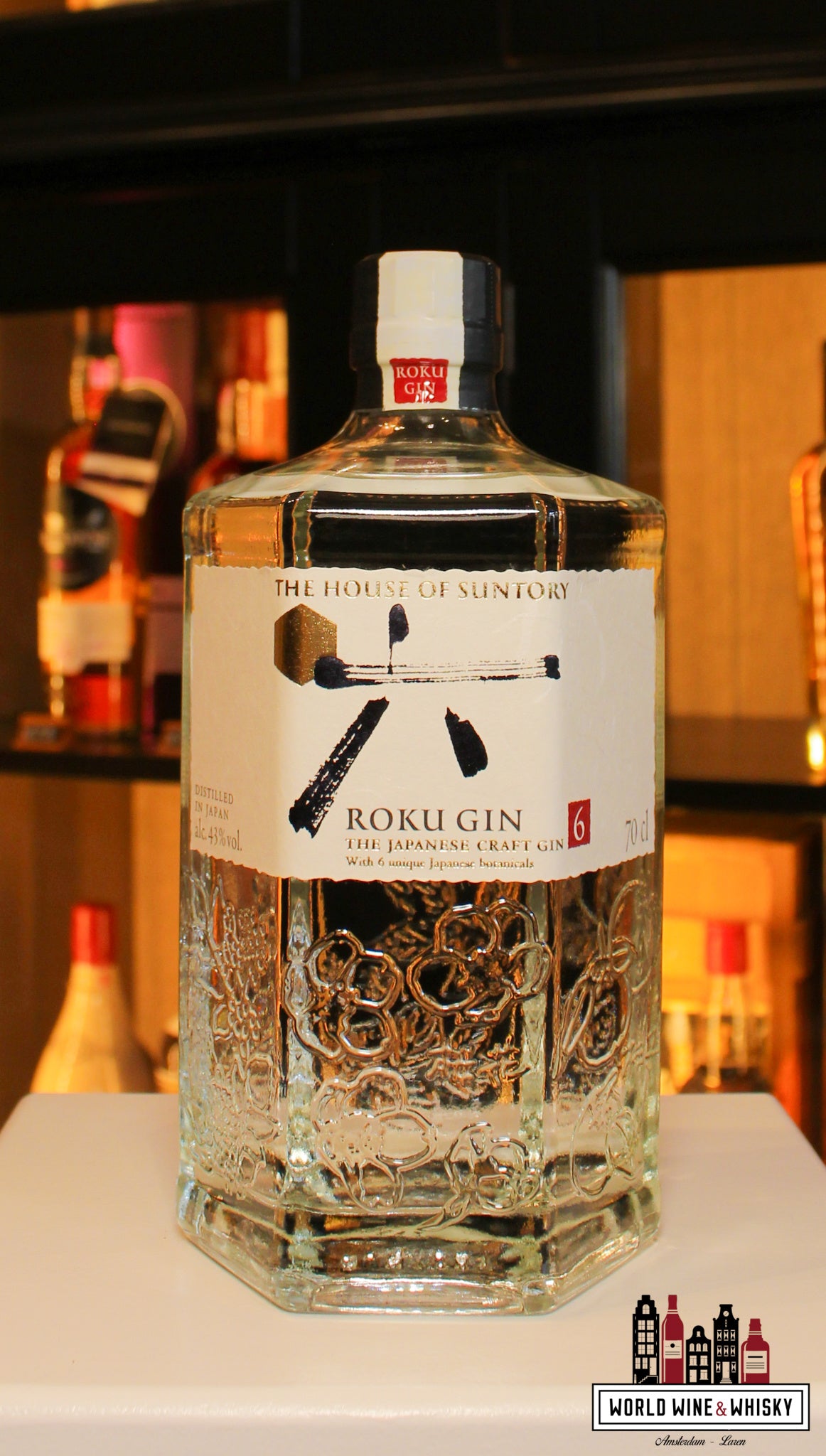 Roku Gin - The Japanese Craft Gin (Suntory) 43% - WORLD WINE WHISKY 