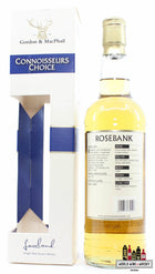 Rosebank 17 Years Old 1991 2009 - Connoisseurs Choice - Gordon & MacPhail 43% - WORLD WINE WHISKY 