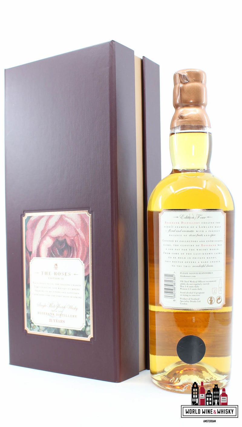Rosebank 21 Years Old 2019 - The Roses Edition 4 - Grace 52.6% (1 of 613) - WORLD WINE WHISKY 